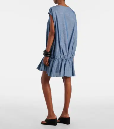 Alaïa Alaïa Chambray minidress | Thumbnail 5