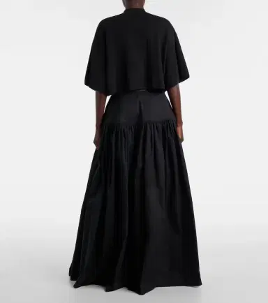 Alaïa Alaïa Cropped cotton-blend T-shirt | Thumbnail 4 Alaïa Alaïa Cropped cotton-blend T-shirt | Thumbnail 4