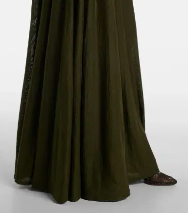 Alaïa Alaïa Linen-blend bustier dress | Thumbnail 3