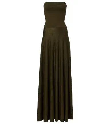 Alaïa Alaïa Linen-blend bustier dress | Thumbnail 1