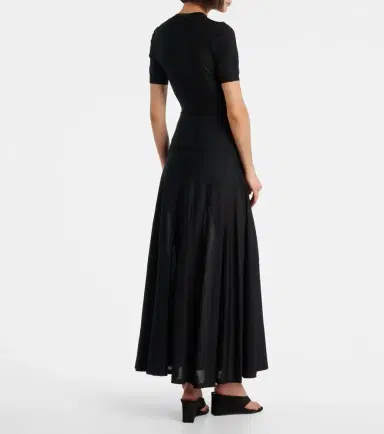 Alaïa Alaïa Flared virgin wool maxi skirt | Thumbnail 4 Alaïa Alaïa Flared virgin wool maxi skirt | Thumbnail 4