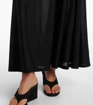 Alaïa Alaïa Flared virgin wool maxi skirt | Thumbnail 5 Alaïa Alaïa Flared virgin wool maxi skirt | Thumbnail 5