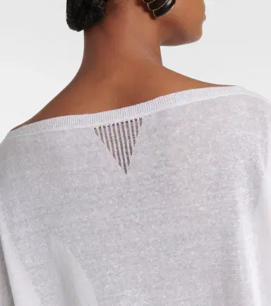 Alaïa Alaïa Linen and silk kaftan | Thumbnail 4