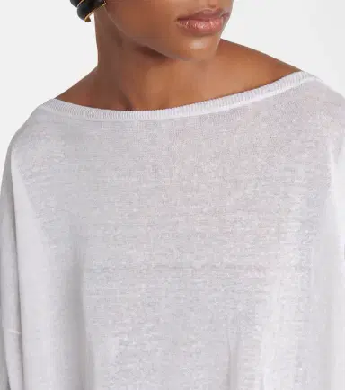 Alaïa Alaïa Linen and silk kaftan | Thumbnail 5