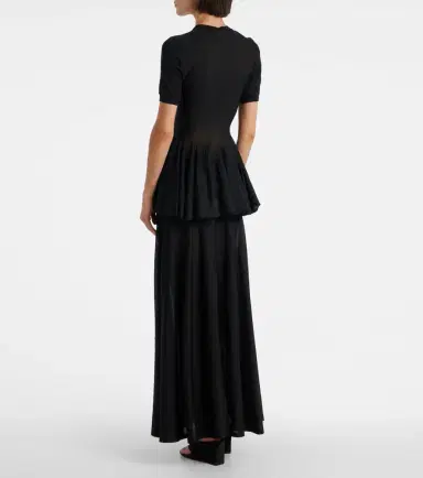 Alaïa Alaïa Peplum virgin wool top | Thumbnail 4 Alaïa Alaïa Peplum virgin wool top | Thumbnail 4