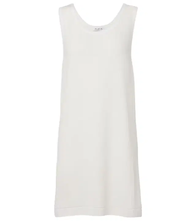 Alaia Alaïa Cotton and wool-blend tunic