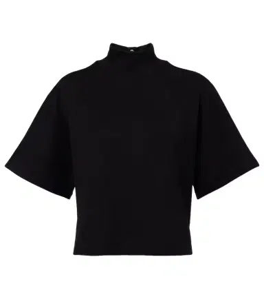 Alaïa Alaïa High-neck cotton jersey T-shirt | Thumbnail 1
