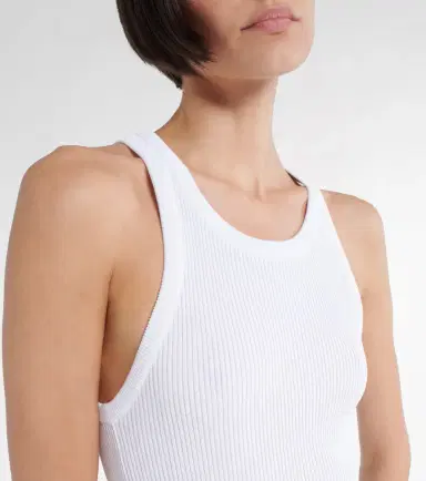 Alaïa Alaïa Pleated ribbed-knit midi dress | Thumbnail 5
