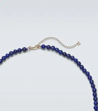 Mateo 14kt gold necklace with lapis | Thumbnail 2