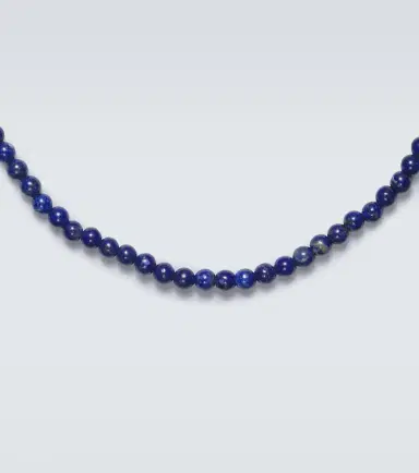Mateo 14kt gold necklace with lapis | Thumbnail 3