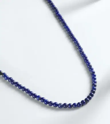 Mateo 14kt gold necklace with lapis | Thumbnail 5