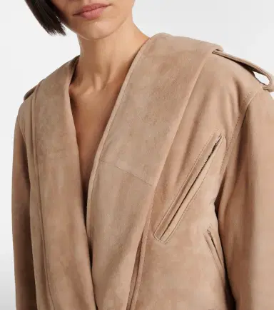 Alaïa Alaïa Suede biker jacket | Thumbnail 5 Alaïa Alaïa Suede biker jacket | Thumbnail 5
