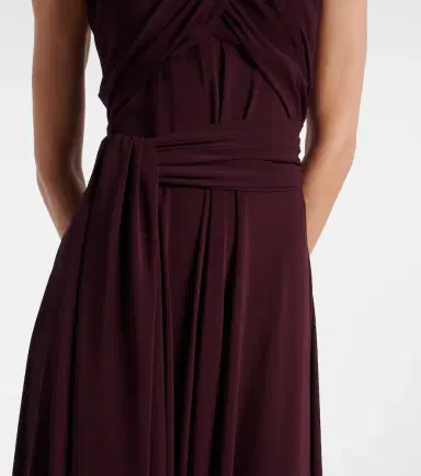 Alaïa Alaïa Draped halterneck jersey maxi dress | Thumbnail 3