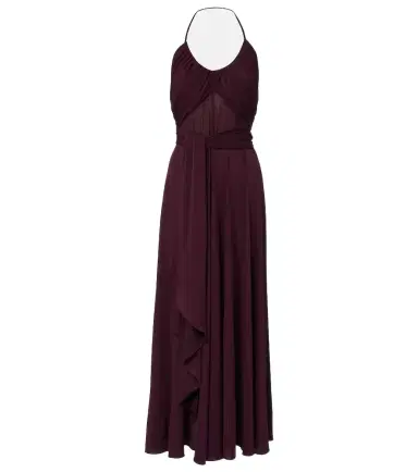 Alaïa Alaïa Draped halterneck jersey maxi dress | Thumbnail 1