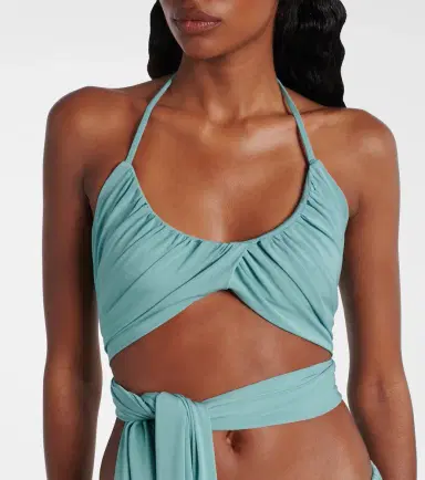 Alaia Alaïa Draped halterneck top | Thumbnail 5