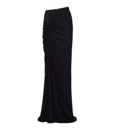 Alaïa Alaïa Gathered jersey maxi skirt | Thumbnail 1