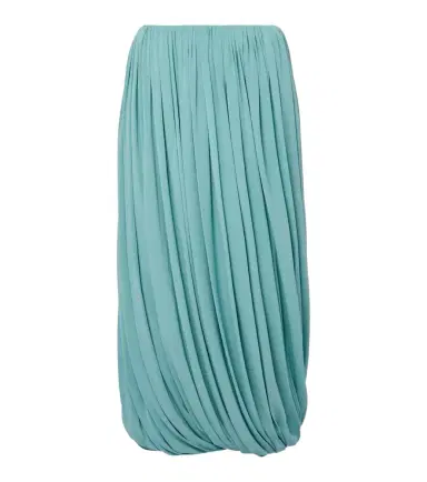 Alaïa Alaïa Gathered jersey midi skirt | Thumbnail 1