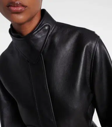Alaïa Alaïa Peplum leather jacket | Thumbnail 3 Alaïa Alaïa Peplum leather jacket | Thumbnail 3
