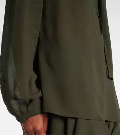 Alaia Alaïa Crêpe georgette blouse | Thumbnail 4