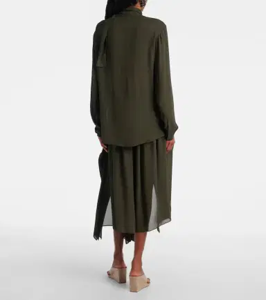 Alaia Alaïa Crêpe georgette blouse | Thumbnail 5