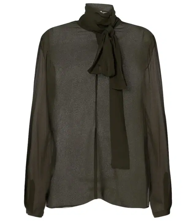 Alaïa Crêpe georgette blouse