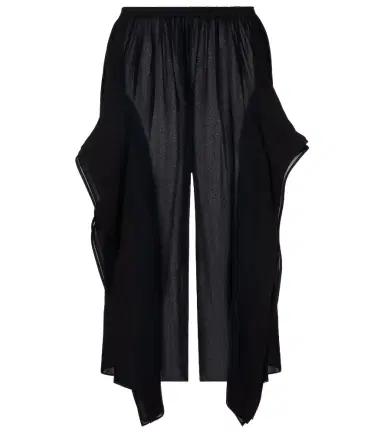 Alaïa Alaïa Low-rise georgette wide-leg pants | Thumbnail 1
