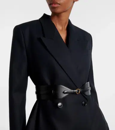 Alaïa Alaïa Double-breasted cotton blazer dress | Thumbnail 4
