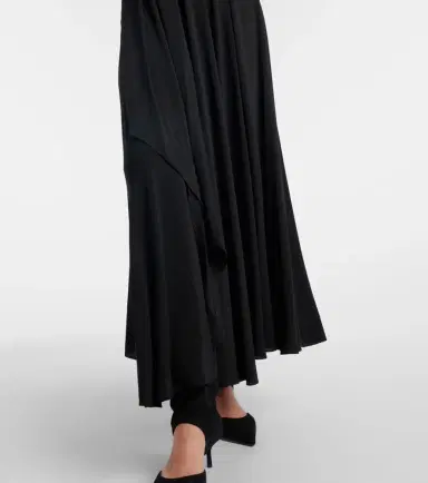 Alaïa Alaïa Cross draped gathered maxi dress | Thumbnail 4