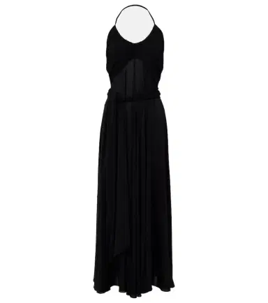 Alaïa Alaïa Cross draped gathered maxi dress | Thumbnail 1