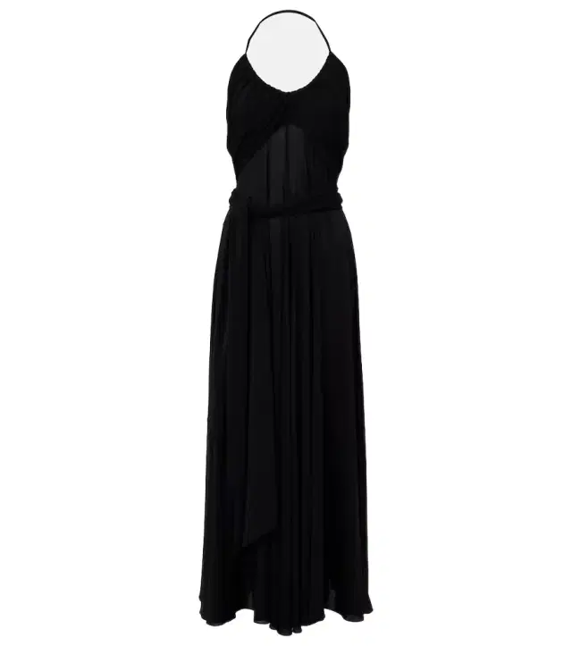 Alaia Alaïa Cross draped gathered maxi dress