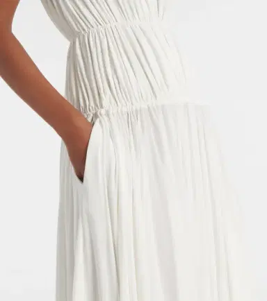 Alaïa Alaïa Gathered jersey maxi dress | Thumbnail 4