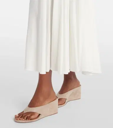 Alaïa Alaïa Gathered jersey maxi dress | Thumbnail 5