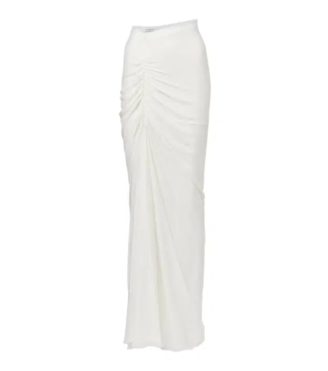 Alaia Alaïa Draped jersey maxi skirt