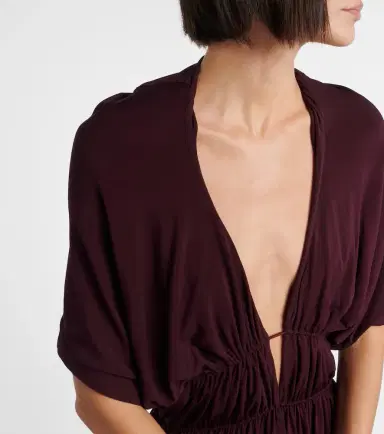 Alaïa Alaïa Gathered open-back minidress | Thumbnail 3 Alaïa Alaïa Gathered open-back minidress | Thumbnail 3