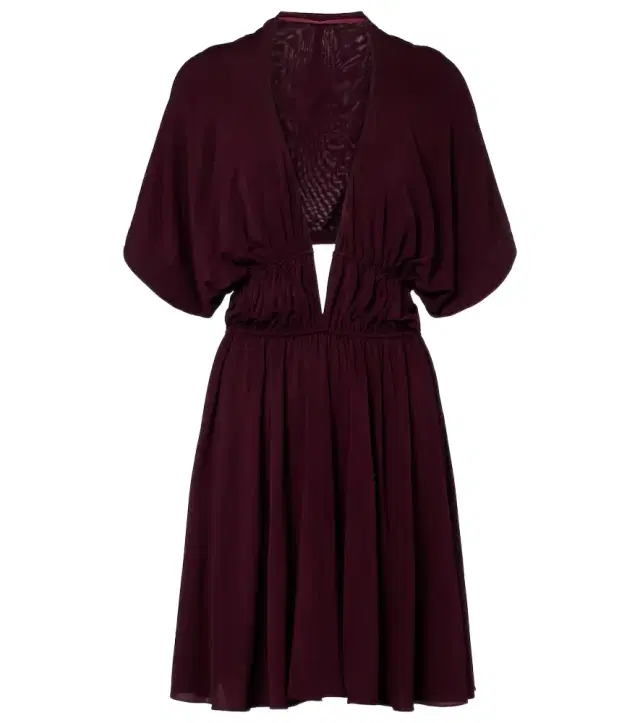 Alaia Alaïa Gathered open-back minidress