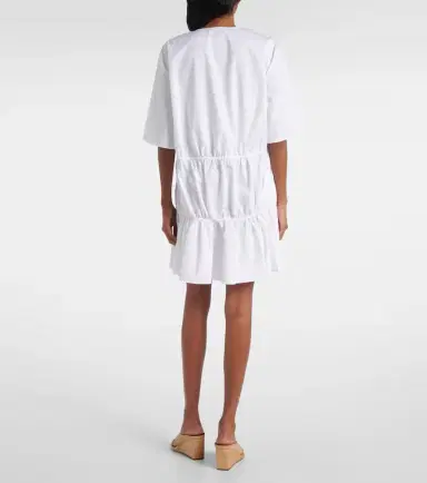 Alaïa Alaïa Tiered cotton minidress | Thumbnail 5