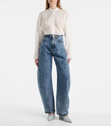 Alaïa Alaïa Cotton and linen shirt | Thumbnail 2 Alaïa Alaïa Cotton and linen shirt | Thumbnail 2