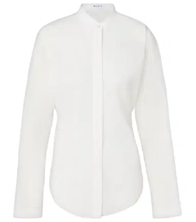 Alaïa Alaïa Cotton and linen shirt | Thumbnail 1 Alaïa Alaïa Cotton and linen shirt | Thumbnail 1
