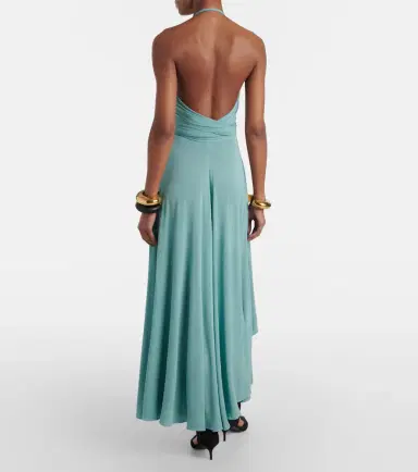 Alaïa Alaïa Draped halterneck jersey maxi dress | Thumbnail 2
