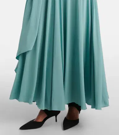 Alaïa Alaïa Draped halterneck jersey maxi dress | Thumbnail 5
