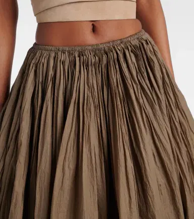 Alaïa Alaïa Flared balloon maxi skirt | Thumbnail 3