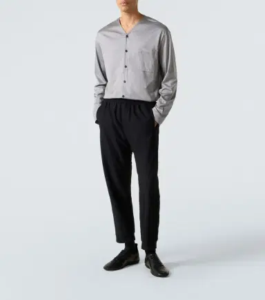 Giorgio Armani Gaufré straight pants | Thumbnail 5 Giorgio Armani Gaufré straight pants | Thumbnail 5