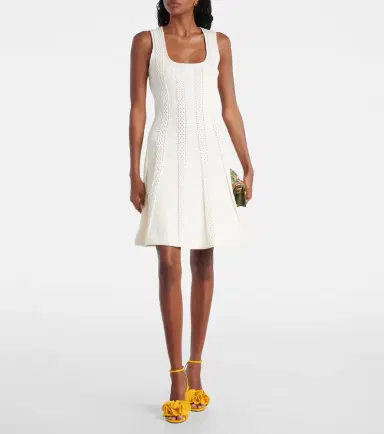 Oscar de la Renta Open-knit minidress | Thumbnail 2