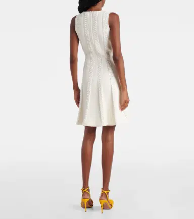 Oscar de la Renta Open-knit minidress | Thumbnail 3