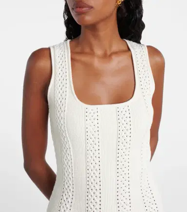 Oscar de la Renta Open-knit minidress | Thumbnail 4