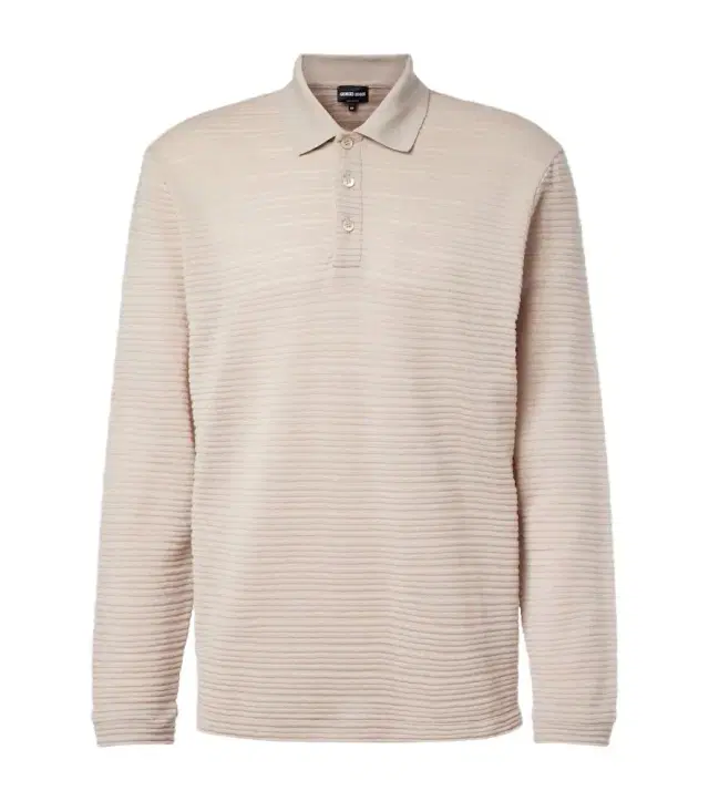 Giorgio Armani Striped virgin wool jersey polo sweater