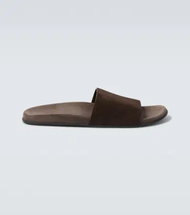 The Row Hugh suede slides | Thumbnail 2