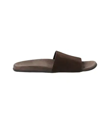 The Row Hugh suede slides | Thumbnail 1