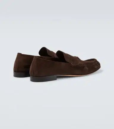 The Row Suede penny loafers | Thumbnail 3