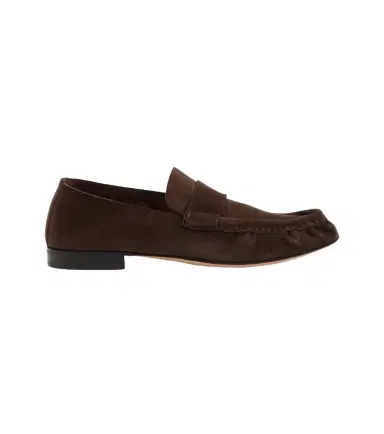 The Row Suede penny loafers | Thumbnail 1